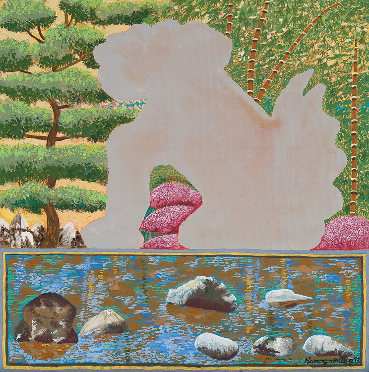 Wächterlöwe im Garten